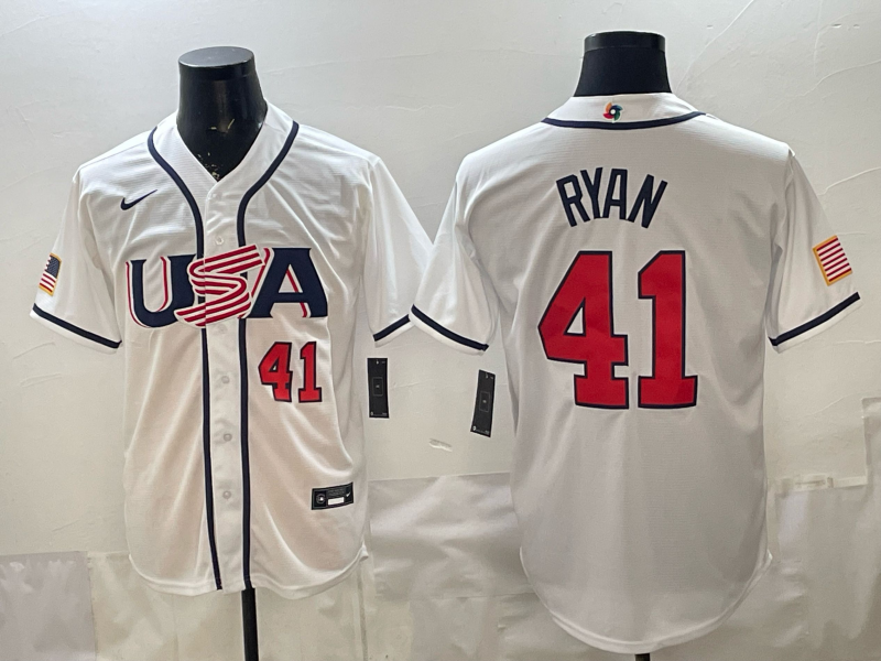 Men 2026 World cup white MLB Nike jersey 0094->more jerseys->MLB Jersey